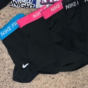Blue nike pros